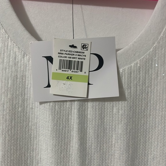 Beaut  White Sequins  Dress - Picture 4 of 4